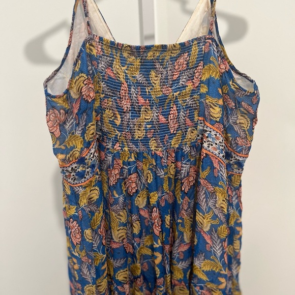 VERB BY PALLAVI SINGHEE / Powder Blue Printed Spaghetti Dress / Size 14 - Picture 7 of 7